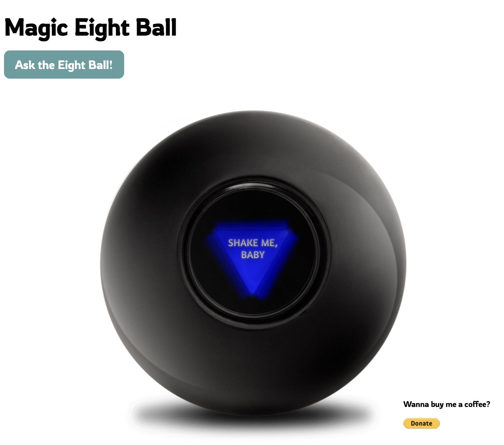 Magic Eight Ball Project